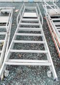 8 tread aluminium step ladder