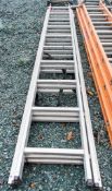 3 stage aluminium ladder