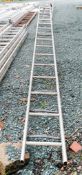 Aluminium roofing ladder