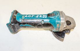 Makita cordless angle grinder