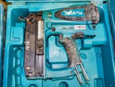 Makita cordless nail gun c/w carry case ** No battery or charger **