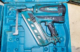 Makita GN900 cordless nail gun c/w carry case ** No charger or battery **