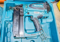 Makita cordless nail gun c/w carry case ** No battery or charger **