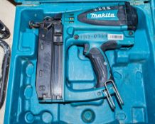 Makita GF900 cordless nail gun c/w carry case ** No charger or battery **