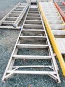 12 tread aluminium ladder