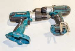 2 - Makita cordless power drills ** No chargers or batteries **