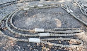 3 - 25 tonne heavy duty wire rope slings