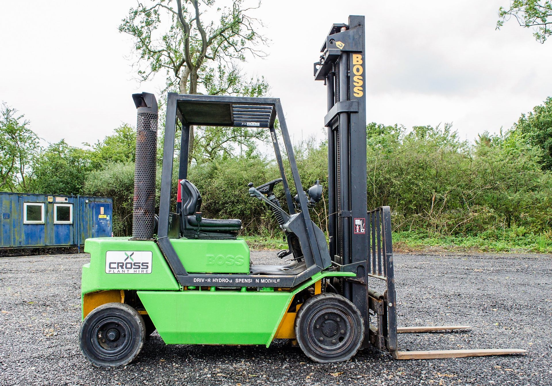 Boss RH25D 2.5 tonne diesel fork lift truck Year: 1993 S/N: 021714 Recorded Hours: 9107 c/w - Image 8 of 15