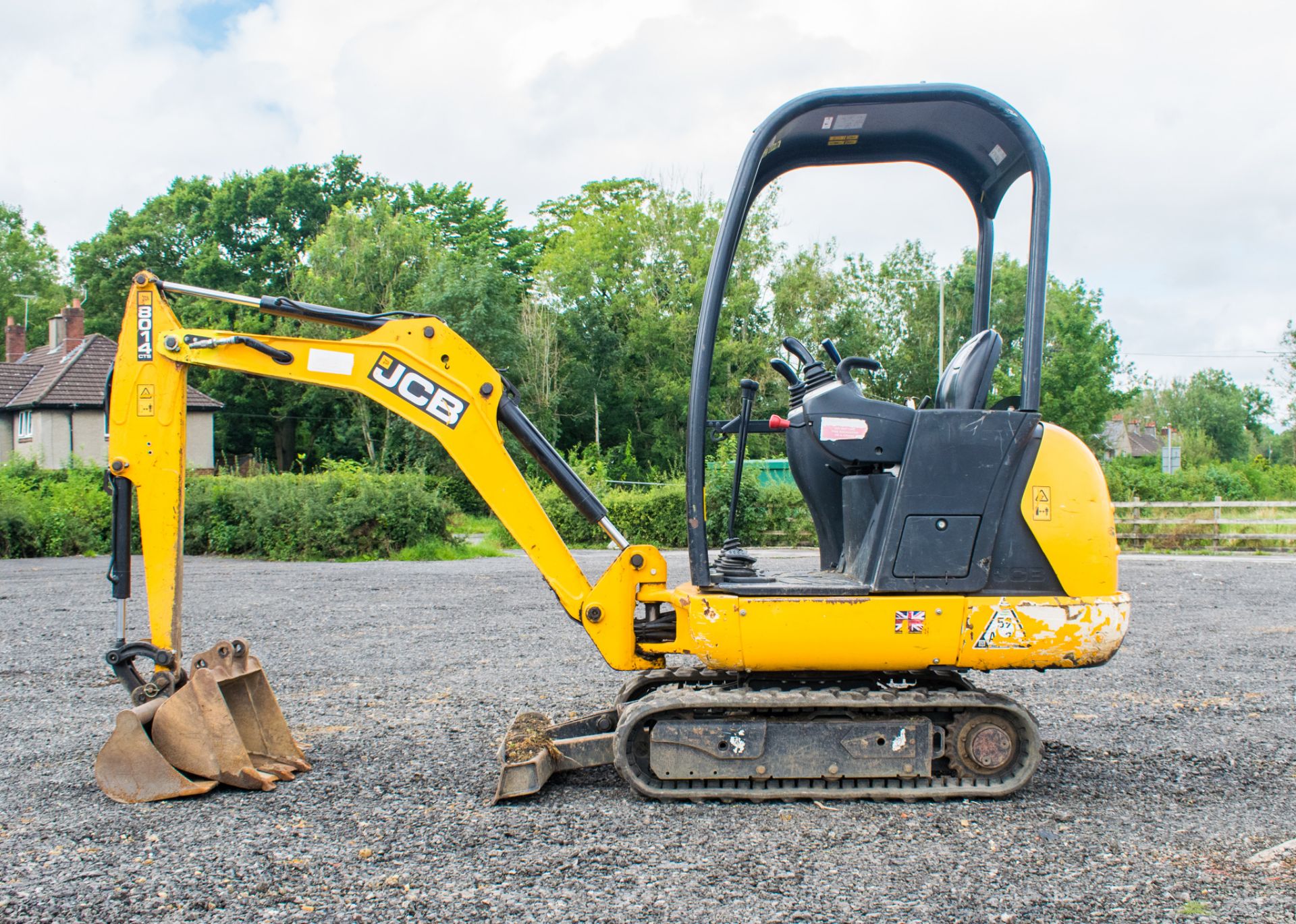 JCB 8014 CTS 1.4 tonne rubber tracked mini excavator  Year: 2014 S/N: 70500 Recorded Hours: 1091 - Image 7 of 18