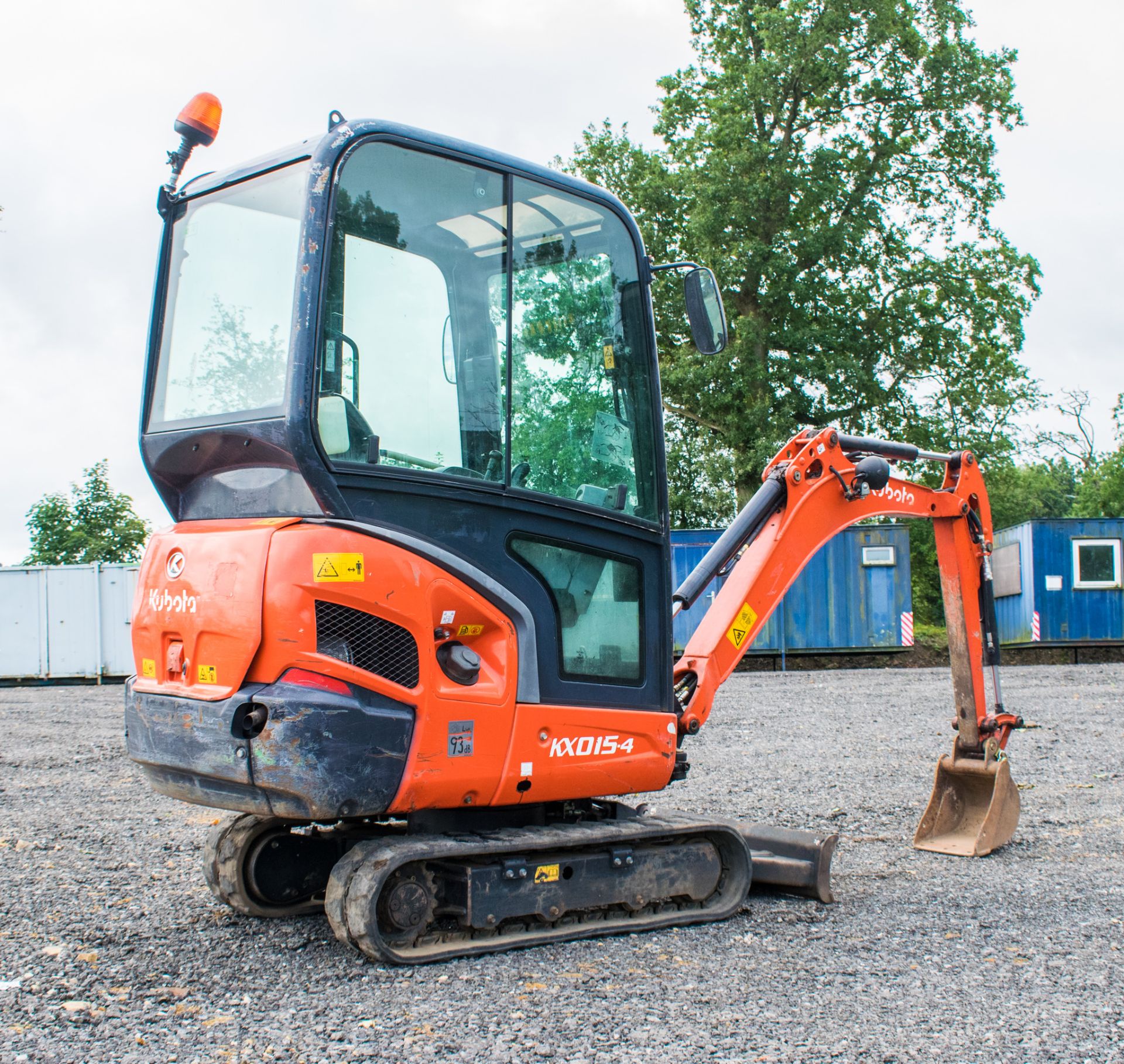 Kubota KX015.4 1.5 tonne rubber tracked mini excavator  Year: 2014 S/N: 57909 Recorded Hours: 1241 - Image 3 of 18