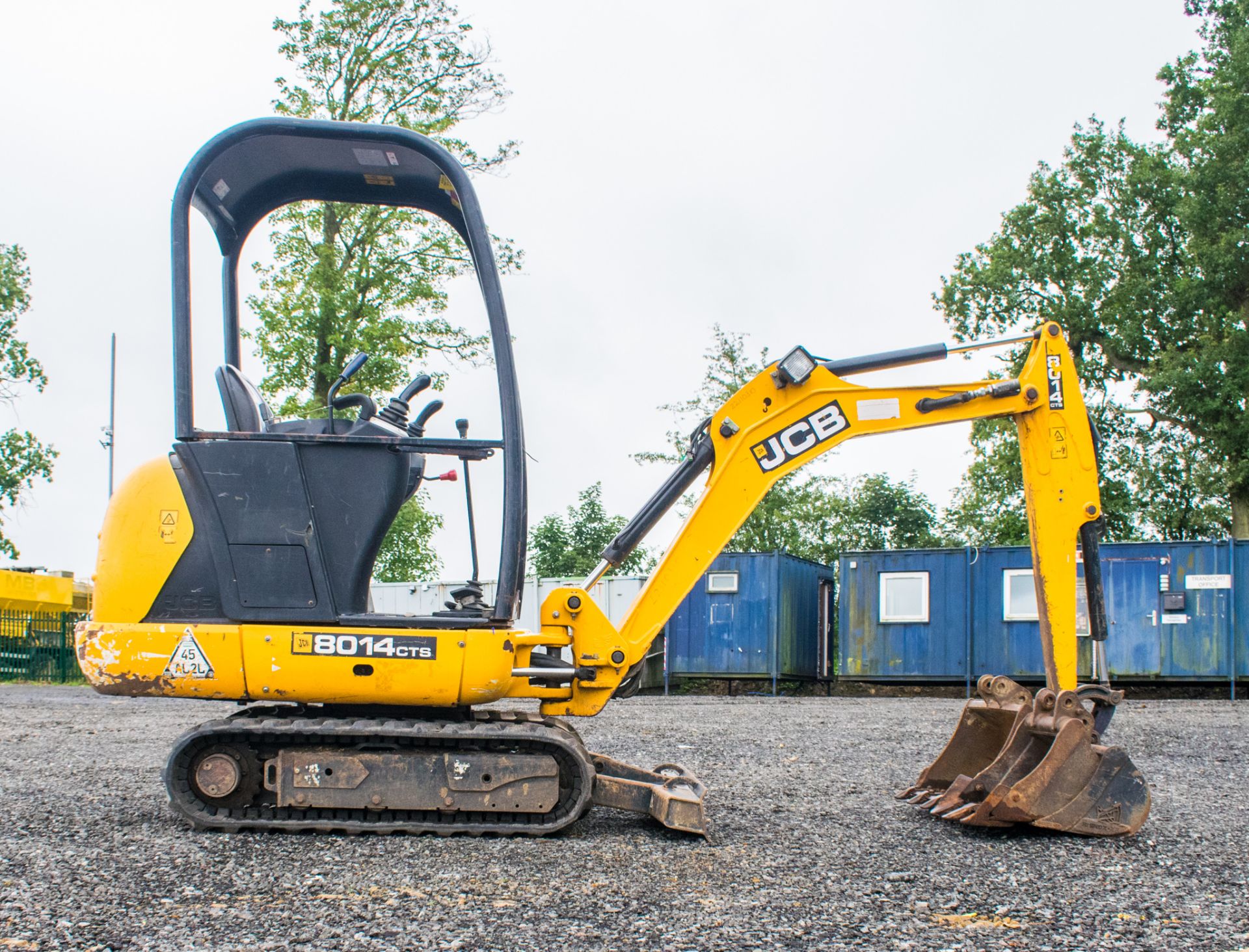 JCB 8014 CTS 1.4 tonne rubber tracked mini excavator  Year: 2014 S/N: 70501 Recorded Hours: 1178 - Image 7 of 18