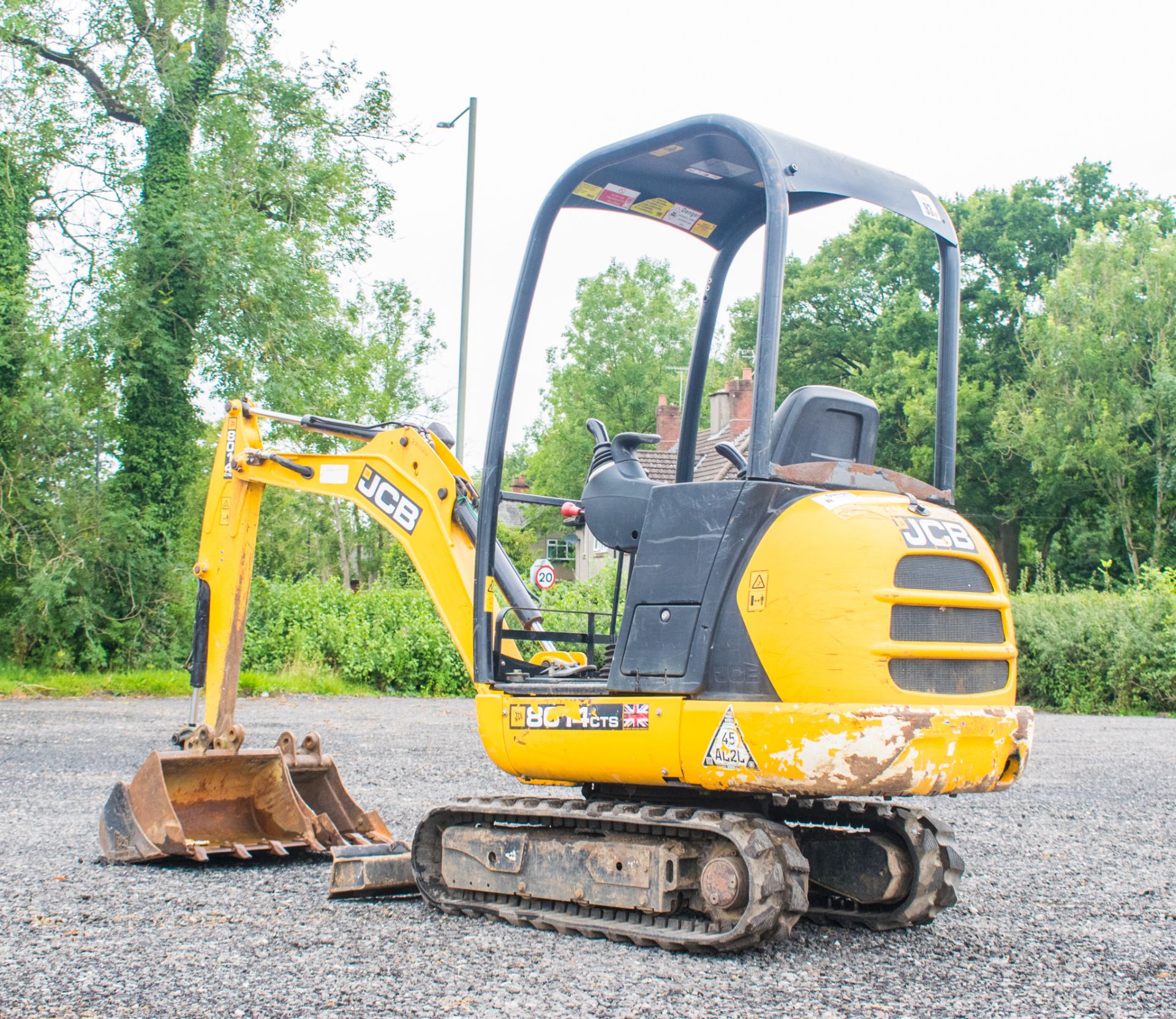 JCB 8014 CTS 1.4 tonne rubber tracked mini excavator  Year: 2014 S/N: 70501 Recorded Hours: 1178 - Image 4 of 18