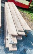 Quantity of scaffold boards as photo'd