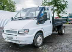 Ford Transit T90 350 single cab tipper Registration Number: ND55 CDV Date of Registration: 24/11/