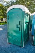 Portable plastic toilet unit ** Holes drilled in tank **