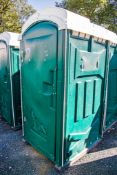 Portable plastic toilet unit ** Holes drilled in tank **