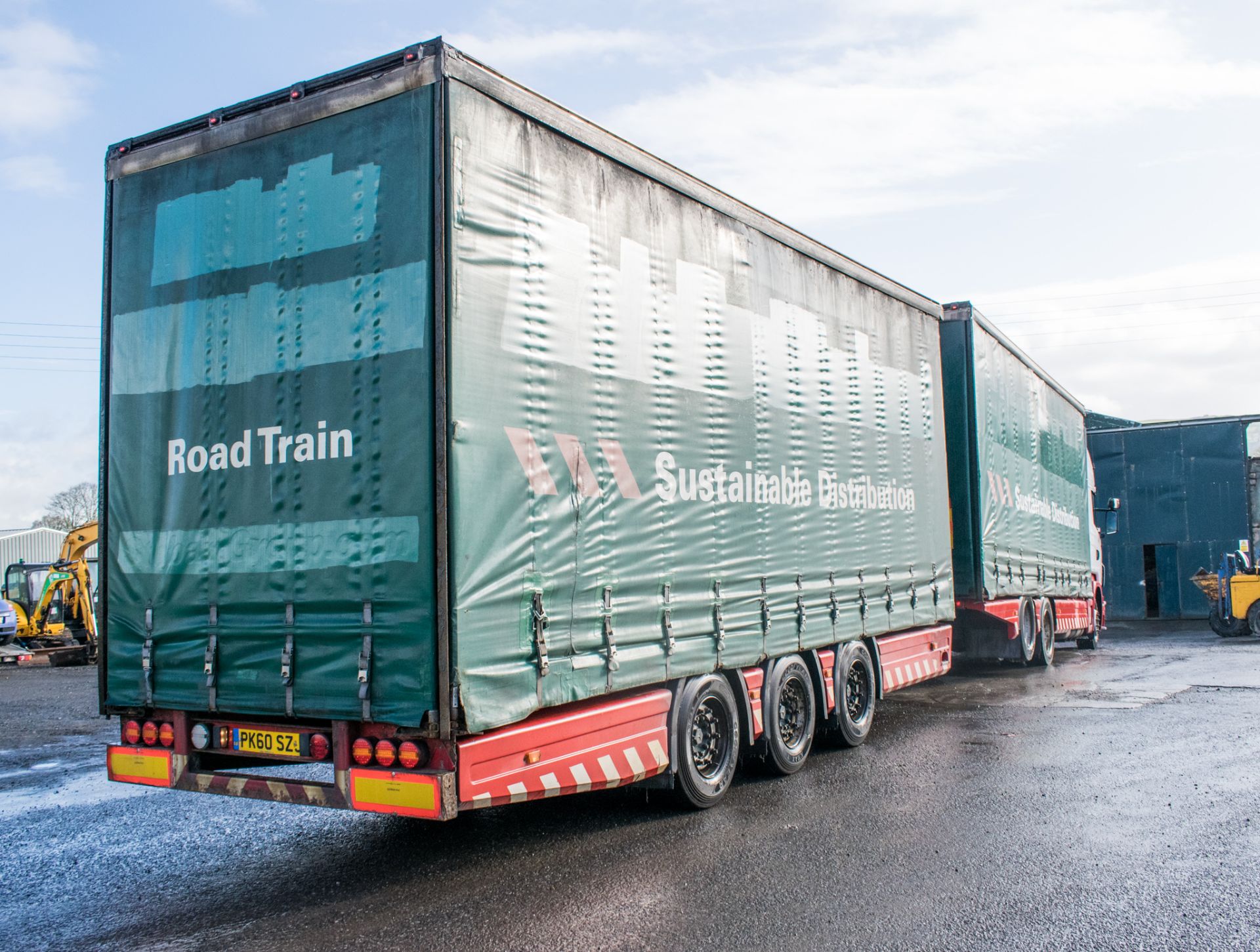 Scania R440 Topline 6 x 2 26 tonne curtain sided draw bar lorry Registration number: PK60 SZJ Date - Image 3 of 23