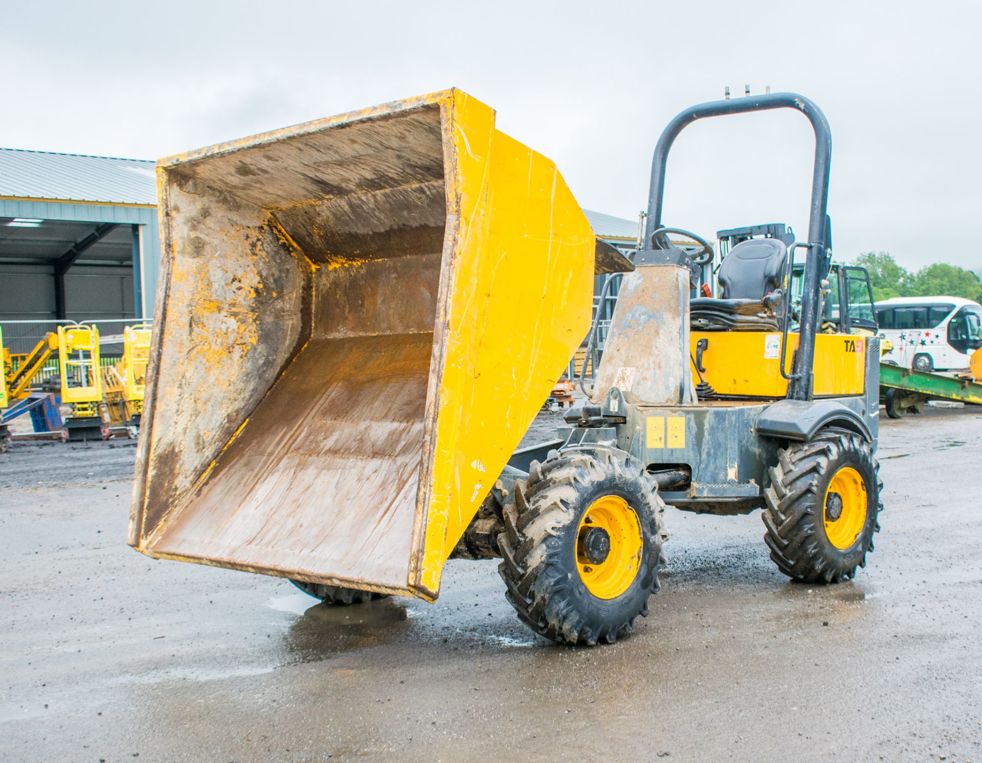 Benford Terex TA3 3 tonne straight skip dumper  Year: 2017 S/N: PA3302 Recorded hours: 603 - Image 13 of 18