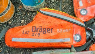 Drager emergency escape breathing device