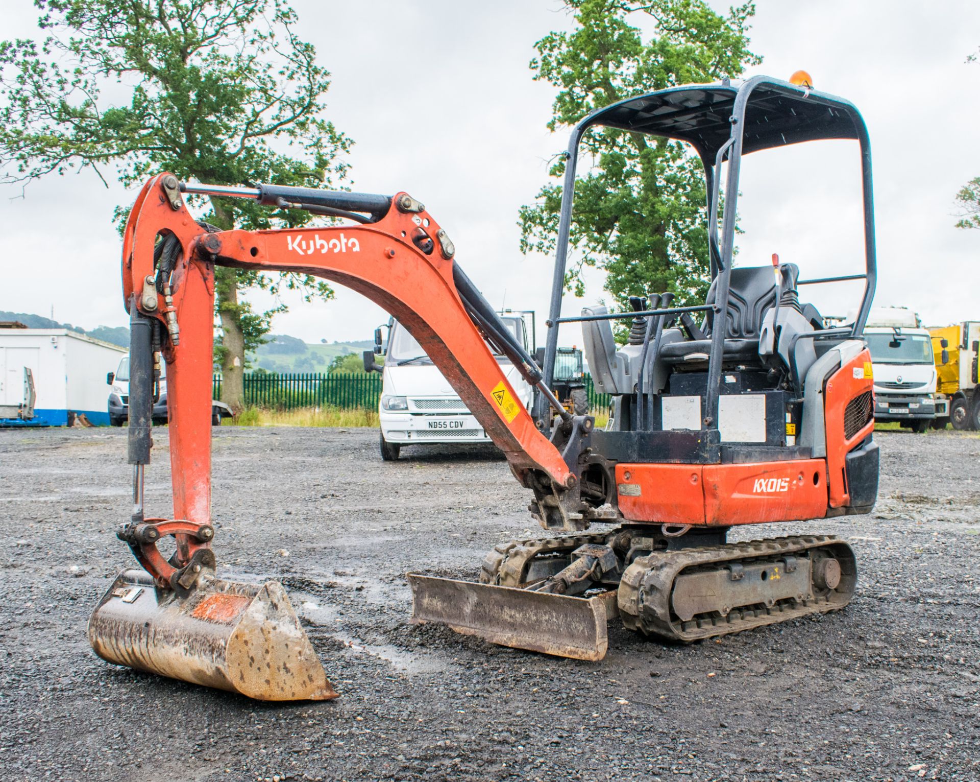 Kubota KX015.4 1.5 tonne rubber tracked mini excavator Year: 2014 S/N: 57322 Recorded Hours: 2297