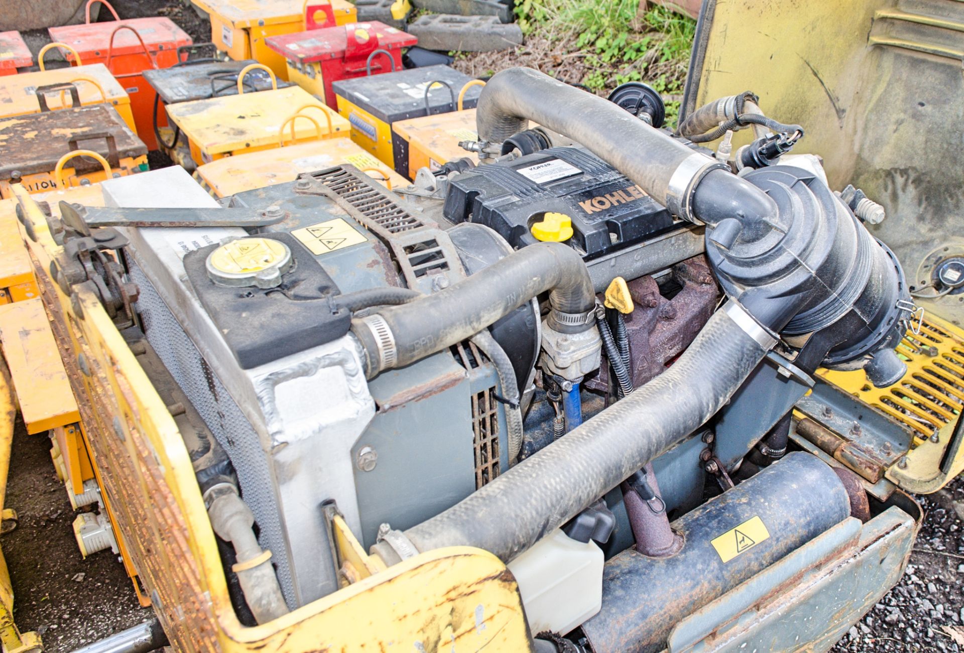 Wacker Neuson RTSC2 diesel driven trench roller Recorded Hours: 638 c/w remote control A605374 - Image 6 of 8