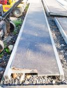Aluminium staging board approx 10 foot long 3302-0943