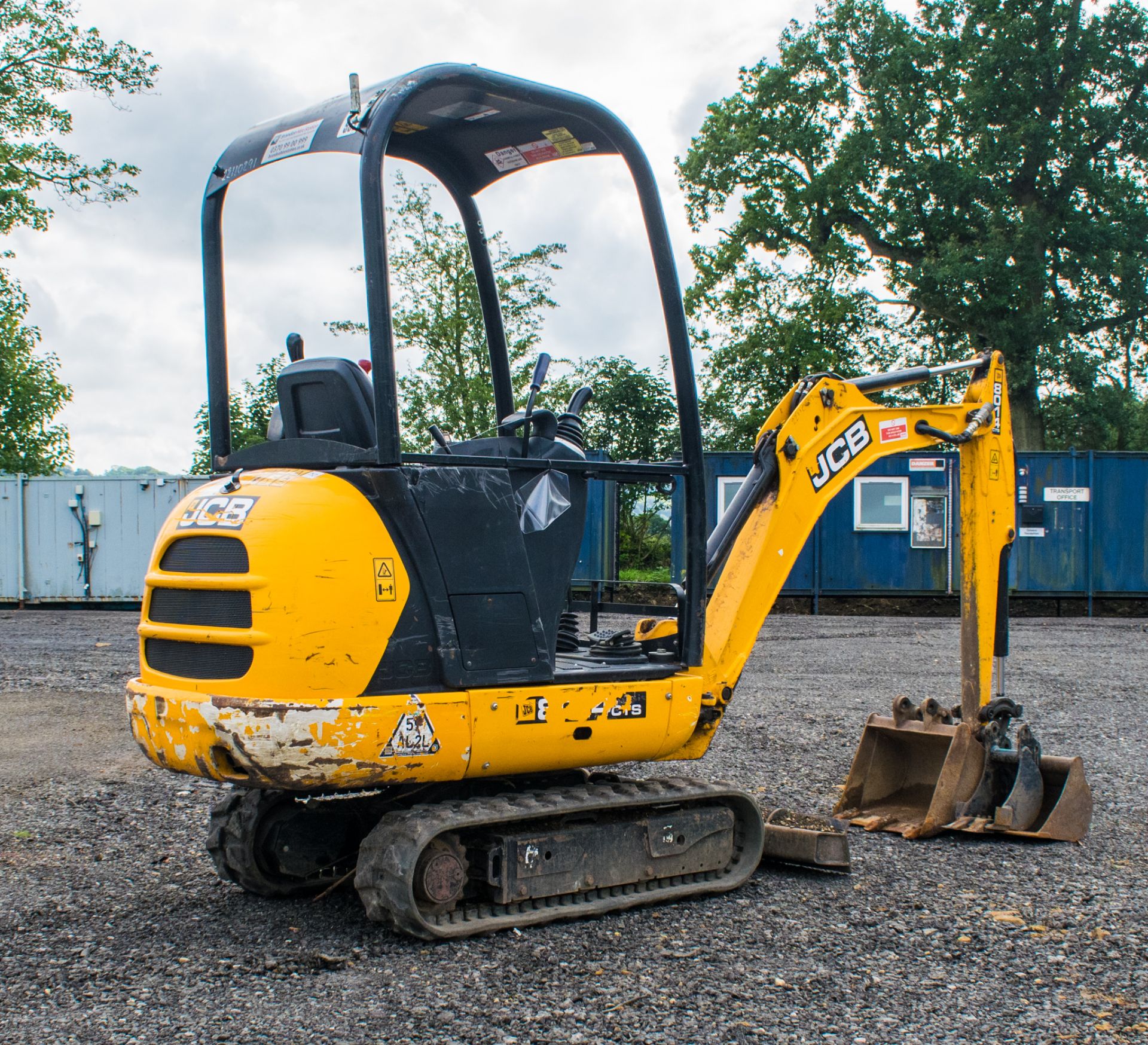 JCB 8014 CTS 1.4 tonne rubber tracked mini excavator  Year: 2014 S/N: 70500 Recorded Hours: 1091 - Image 3 of 18