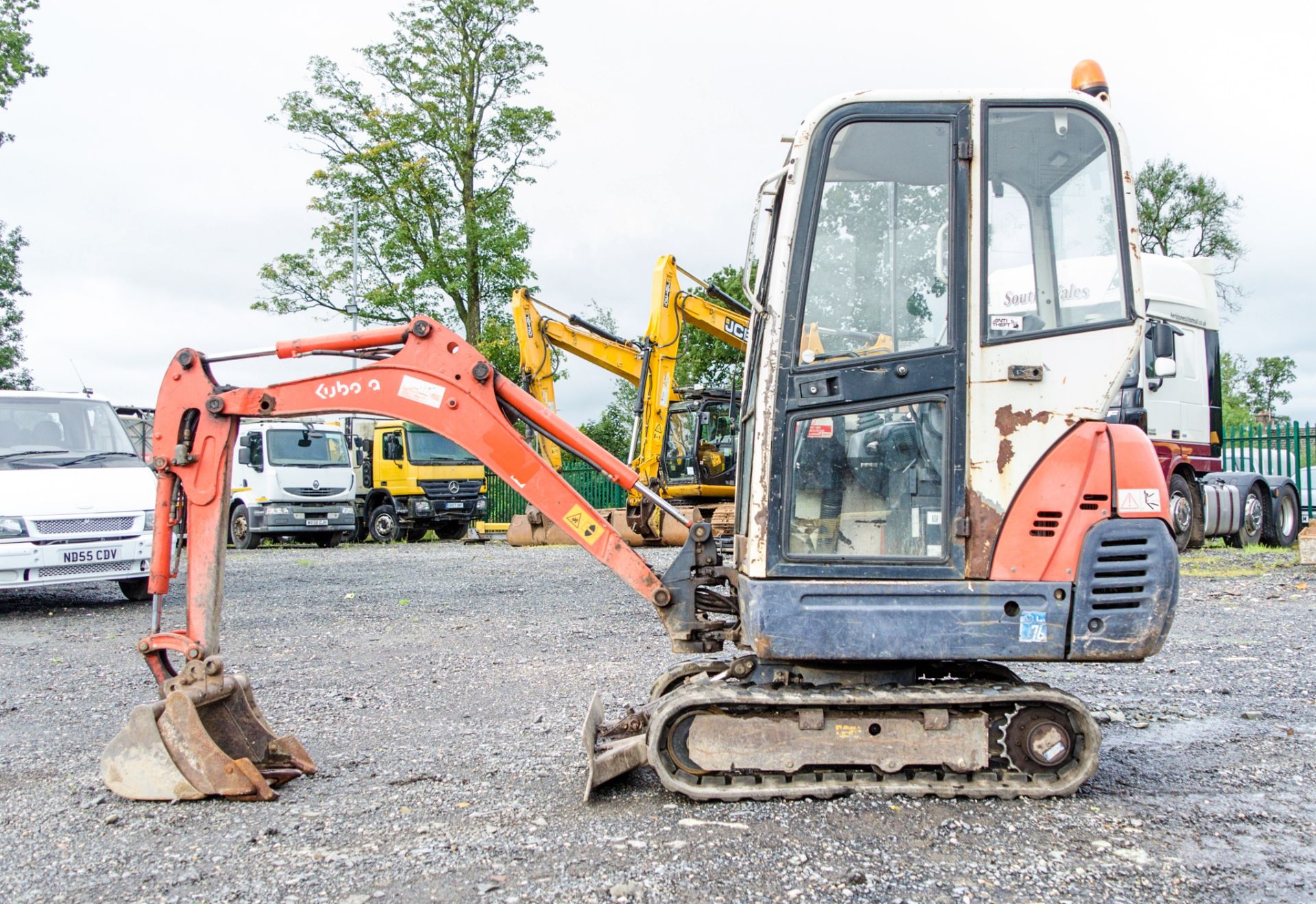 Kubota KX36-3 1.5 tonne rubber tracked mini excavator Year: 2008 S/N: 77962 Recorded Hours: 3772 - Image 7 of 19