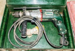 Metabo 110v power drill c/w carry case