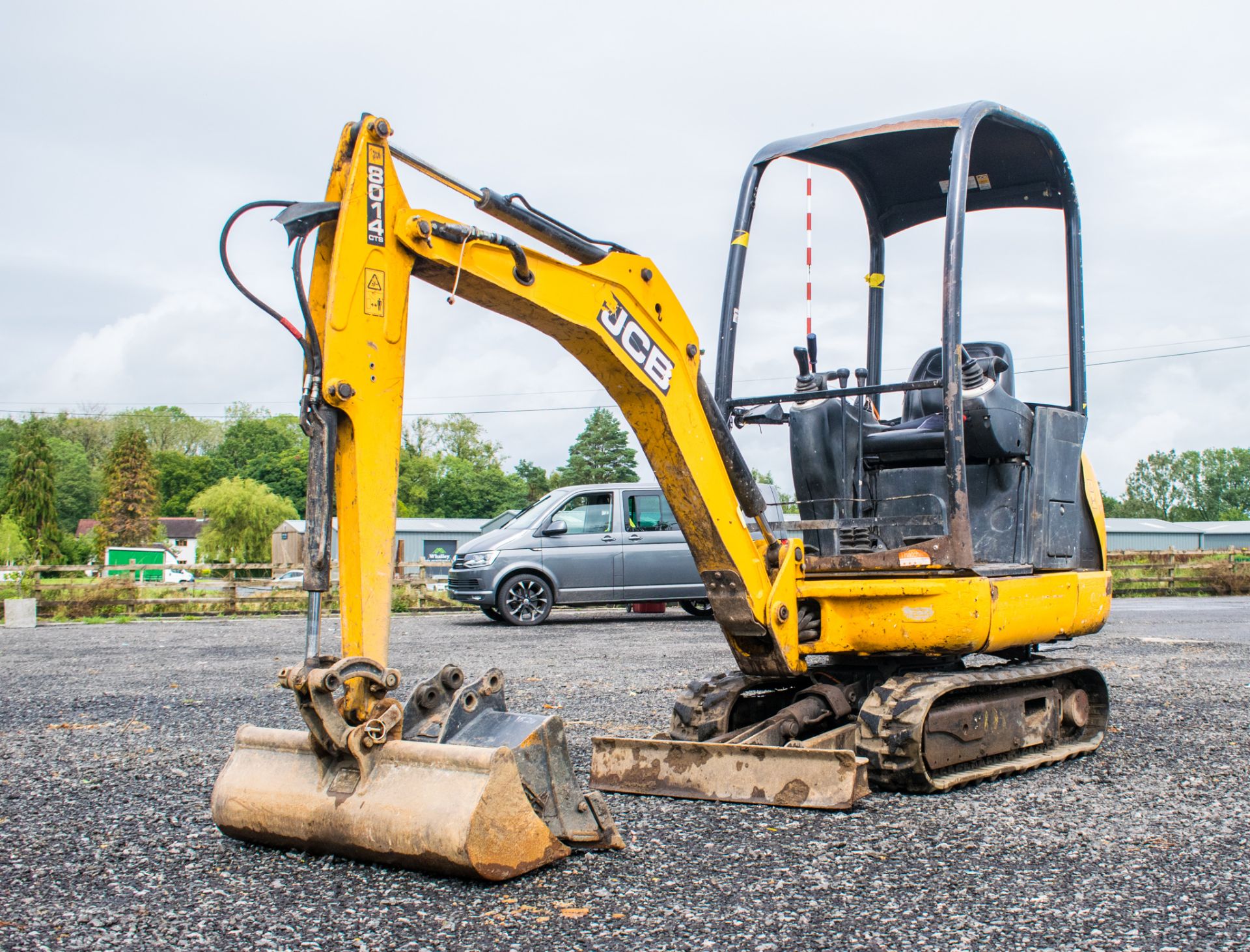 JCB 8014 CTS 1.4 tonne rubber tracked mini excavator Year: 2014 S/N: 70517 Recorded Hours: 1943