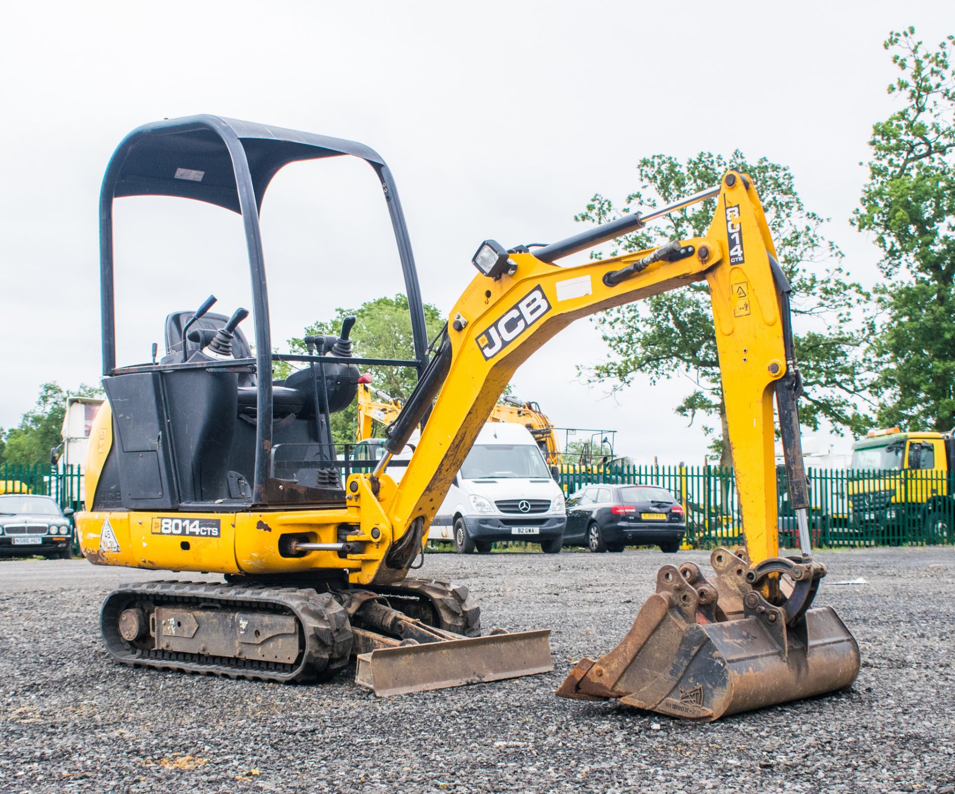 JCB 8014 CTS 1.4 tonne rubber tracked mini excavator  Year: 2014 S/N: 70501 Recorded Hours: 1178 - Image 2 of 18