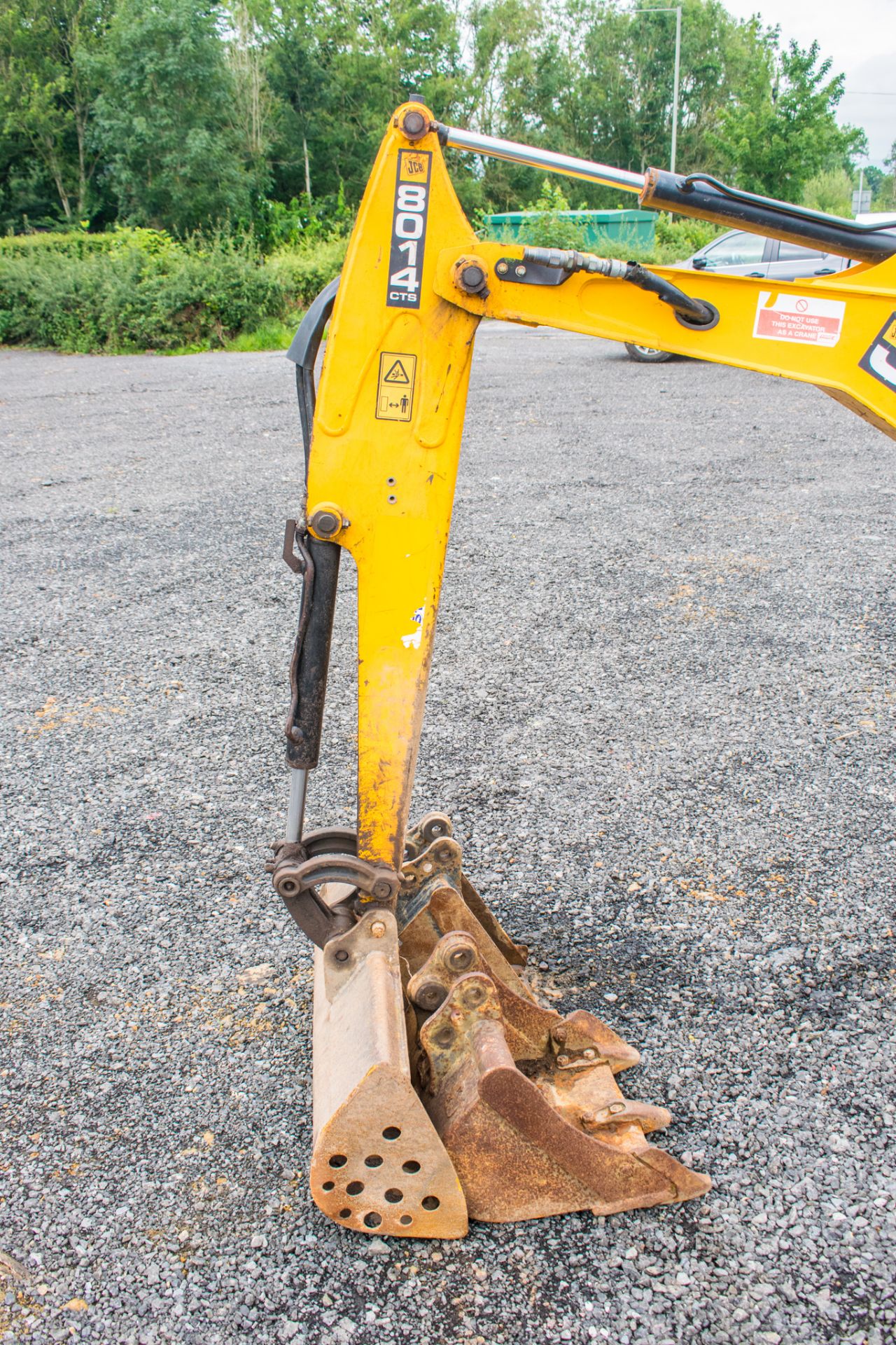 JCB 8014 CTS 1.4 tonne rubber tracked mini excavator  Year: 2014 S/N: 70511 Recorded Hours: 2221 - Image 14 of 17