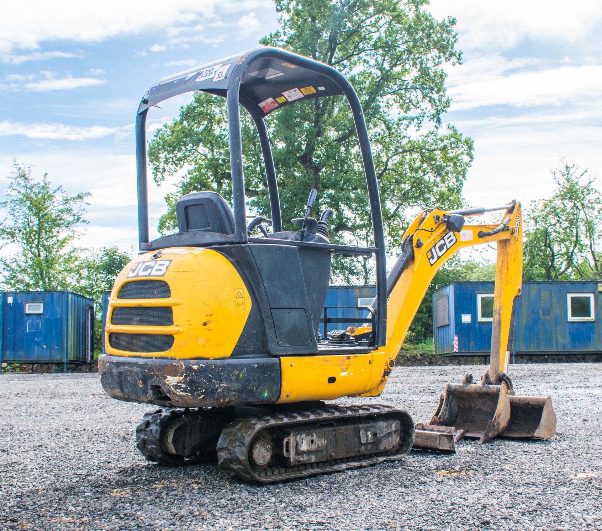 JCB 8014 CTS 1.4 tonne rubber tracked mini excavator Year: 2014 S/N: 770497 Recorded Hours: 1419 - Image 3 of 18