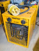 Master 110v fan heater