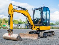 JCB 8030 3 tonne rubber tracked excavator  Year: 2013  S/N: 21867 Recorded hours: 1962 A602994