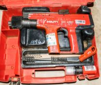 Hilti DX450 nail gun c/w carry case