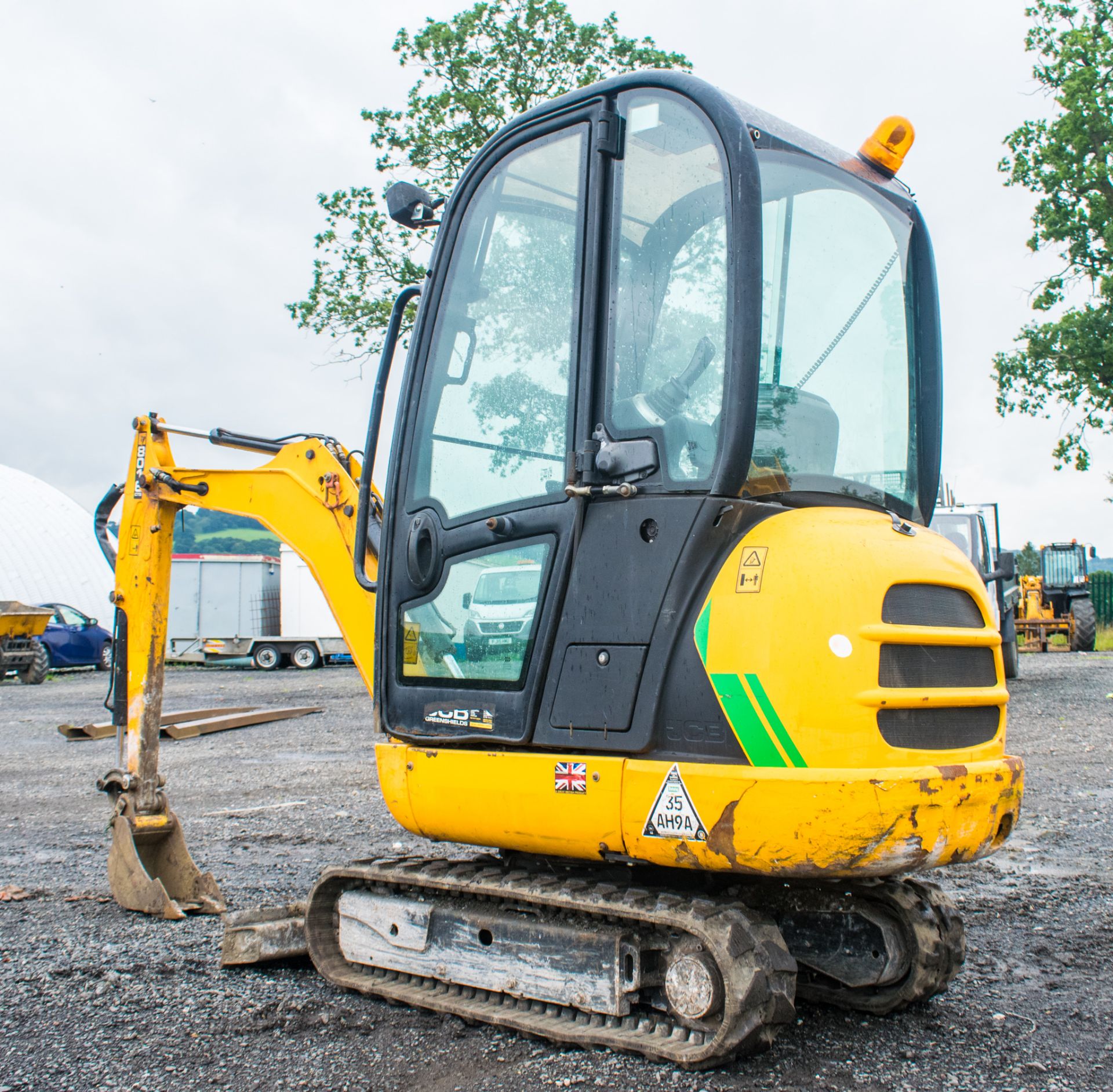 JCB 8016 CTS 1.6 tonne rubber tracked mini excavator Year: 2013 S/N: 71384 Recorded Hours: 1254 - Image 4 of 17