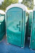 Portable plastic toilet unit ** Holes drilled in tank **