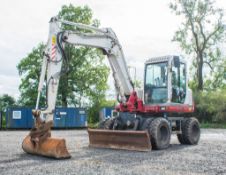 Takeuchi TB 175W 7.5 tonne wheeled excavator Year: 2010 S/N: 175400387 Recorded Hours: 7917 piped,