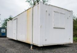 32ft x 10ft steel anti vandal jack leg  office site unit Comprising of: 2 offices & lobby area c/w