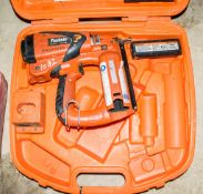 Paslode Impulse nail gun c/w battery, charger & carry case