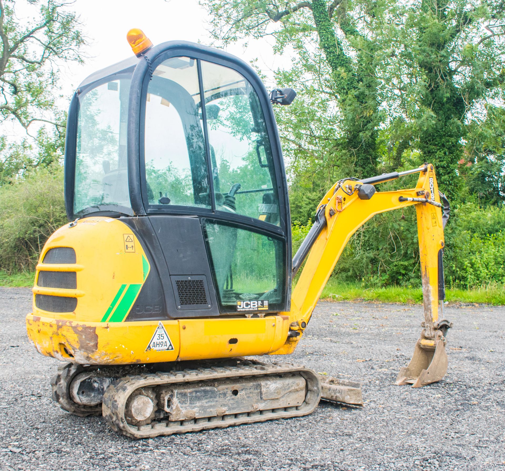 JCB 8016 CTS 1.6 tonne rubber tracked mini excavator Year: 2013 S/N: 71384 Recorded Hours: 1254 - Image 3 of 17