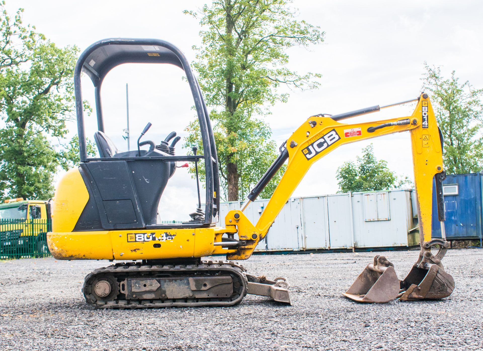 JCB 8014 CTS 1.4 tonne rubber tracked mini excavator Year: 2014 S/N: 70475 Recorded Hours: 1611 - Image 7 of 18