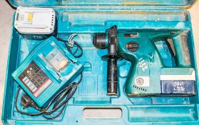 Makita 24v cordless SDS rotary hammer drill c/w 2 batteries, charger & carry case