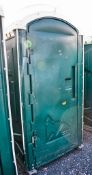 Portable plastic toilet unit ** Holes drilled in tank **