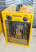 Master 240v fan heater