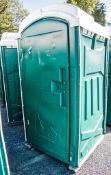 Portable plastic toilet unit ** Holes drilled in tank **