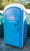 Portable plastic toilet unit ** Holes drilled in tank **