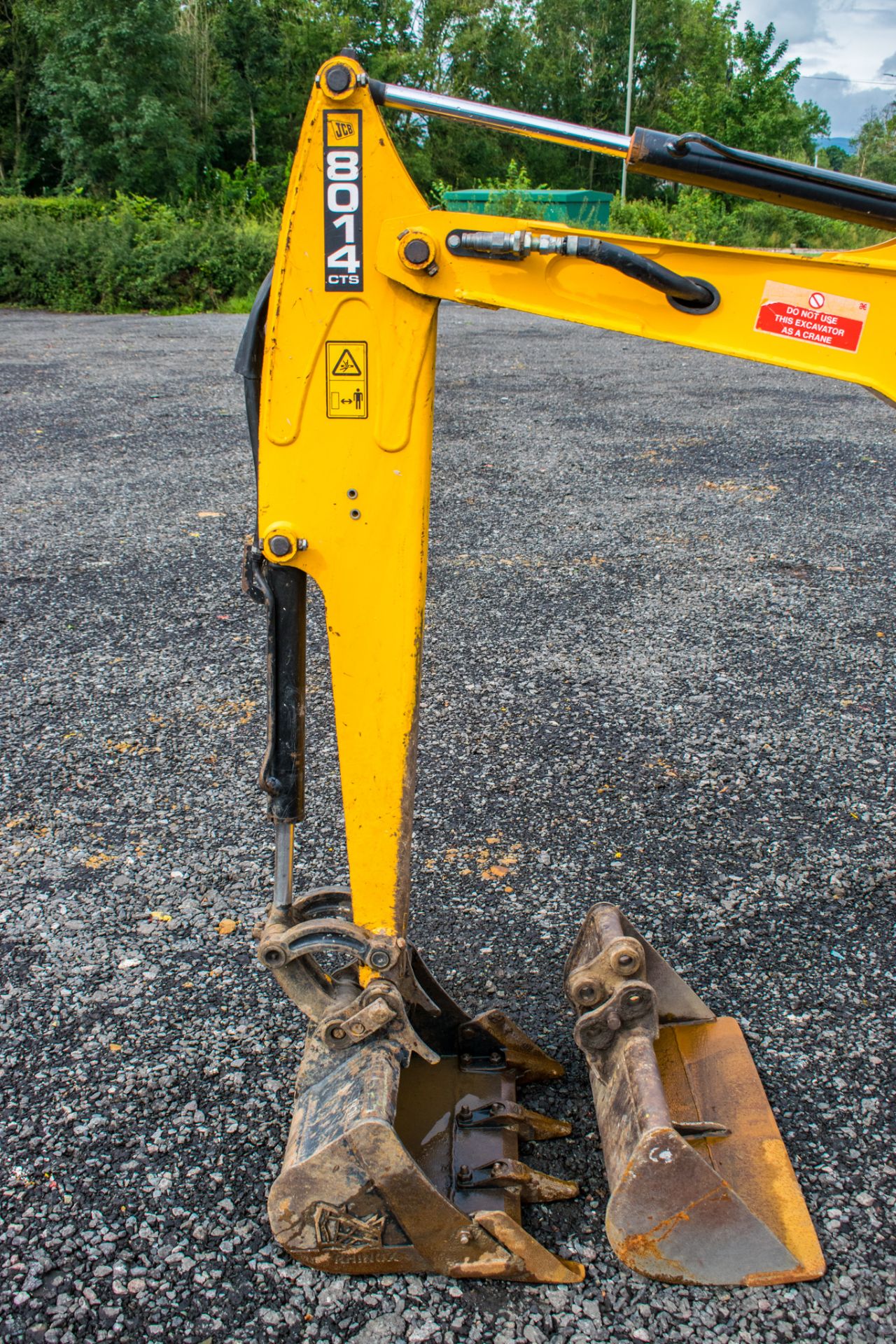 JCB 8014 CTS 1.4 tonne rubber tracked mini excavator Year: 2014 S/N: 70475 Recorded Hours: 1611 - Image 13 of 18