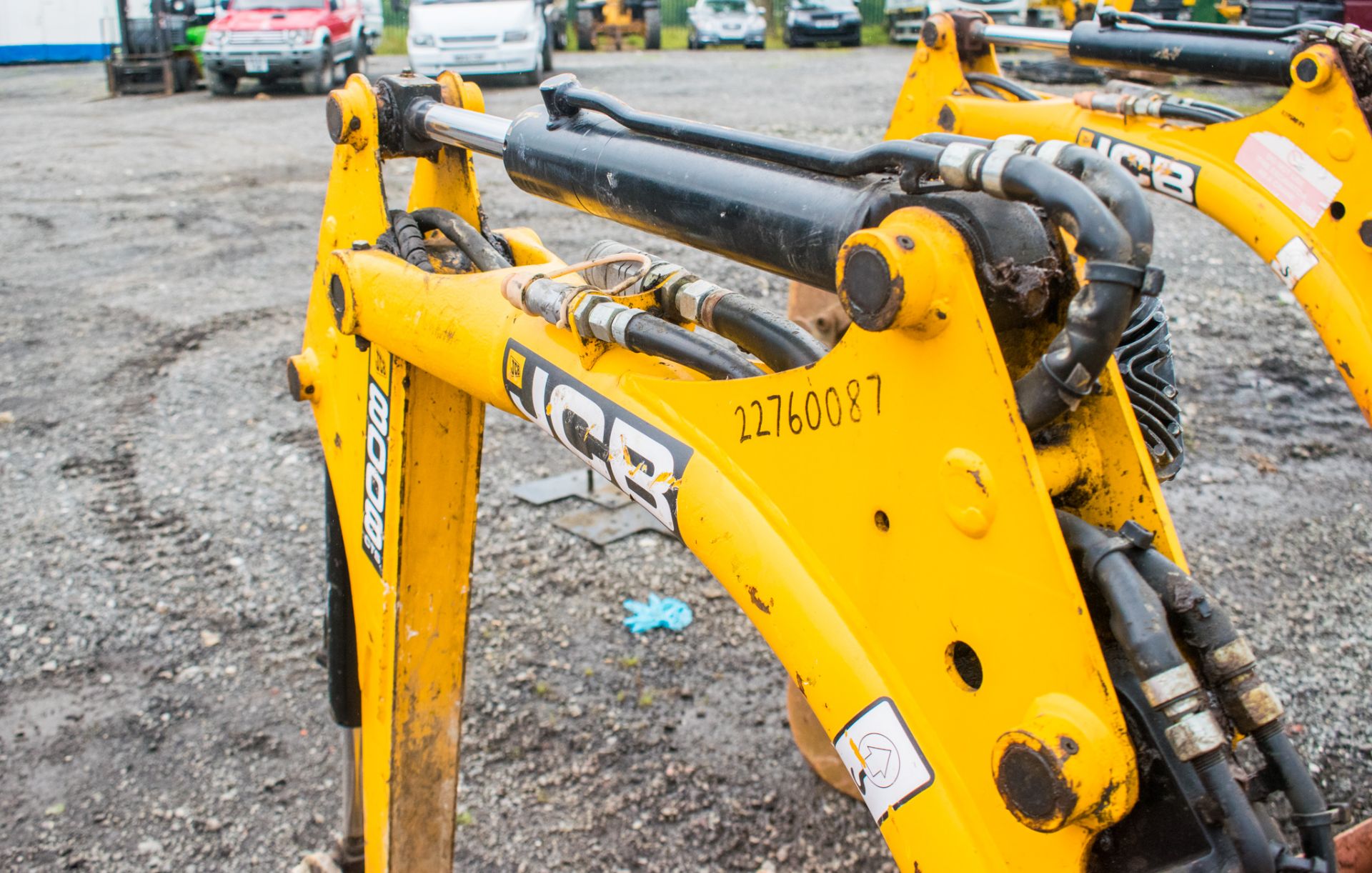 JCB 8008 CTS 0.8 tonne rubber tracked micro excavator Year: 2015 S/N: 10881 Recorded Hours: 1434 - Image 10 of 15